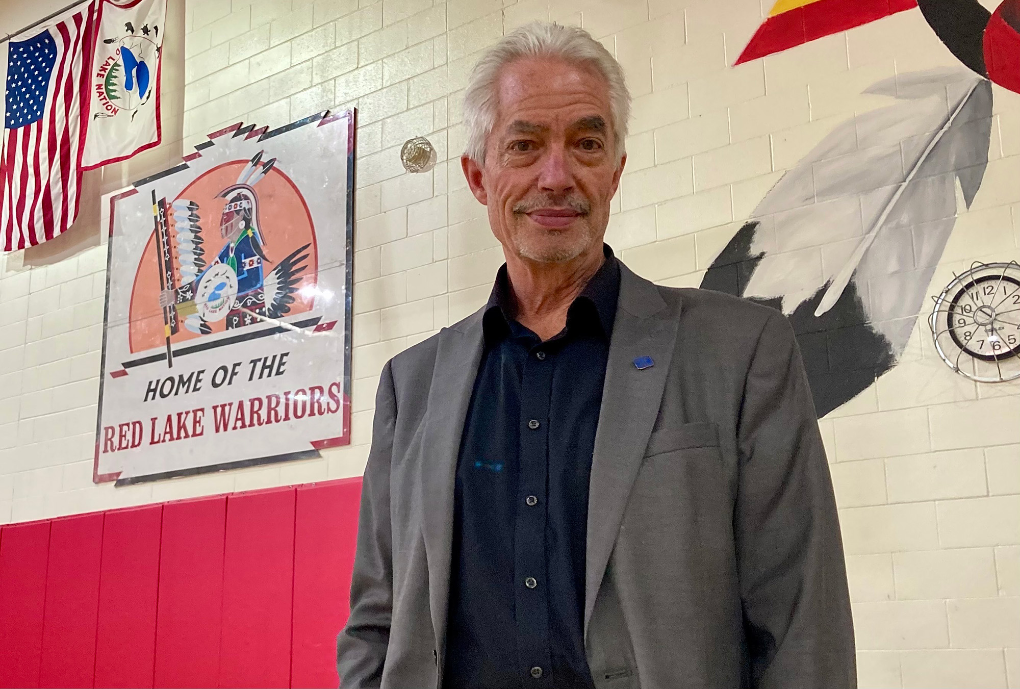 Tim Lutz, superintendent of the Red Lake Independent School District. Tim Lutz, superintendent of the Red Lake Independent School District.