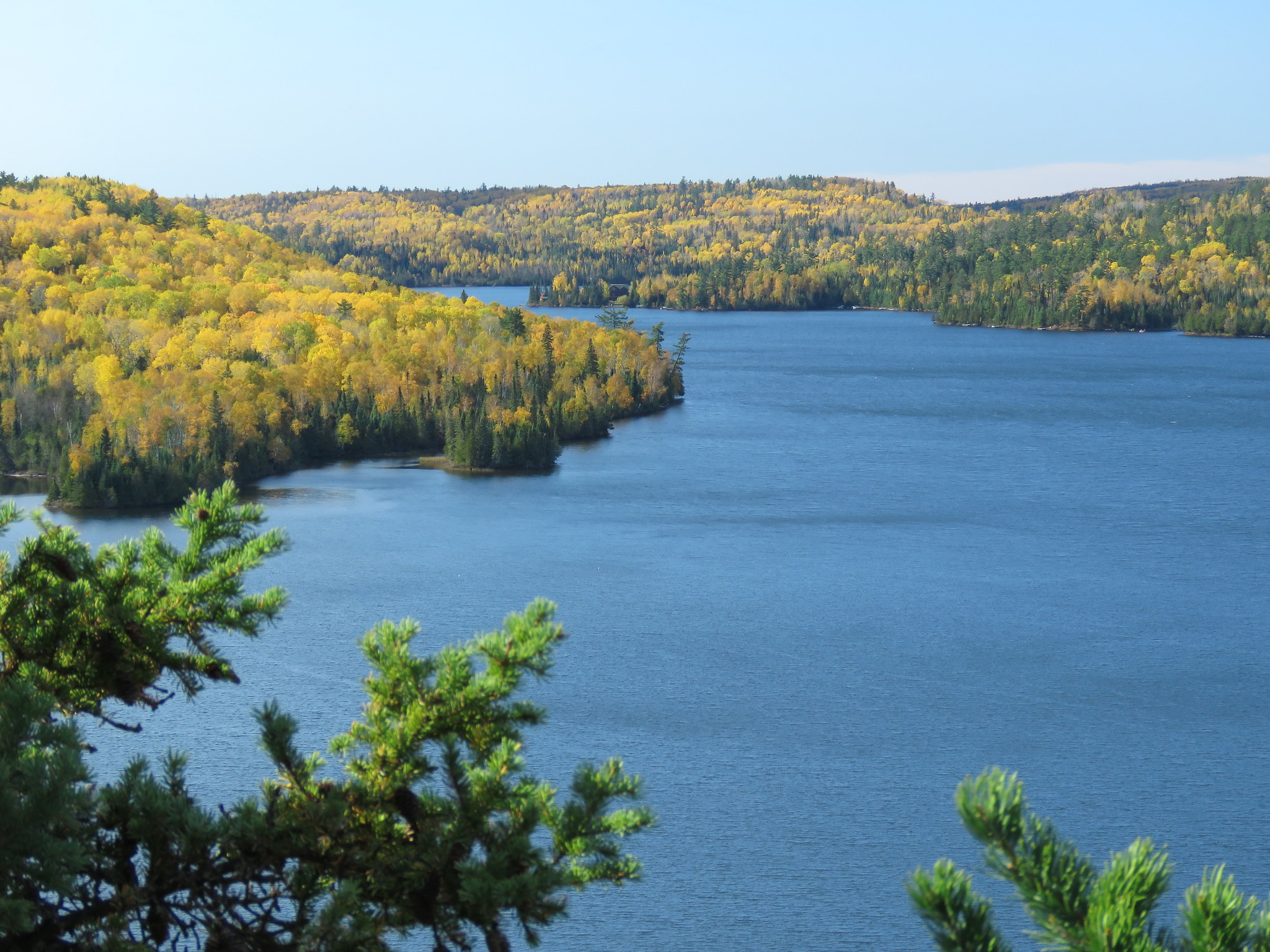 A view of the Boundary Waters Canoe Area Wilderness.
A view of the Boundary Waters Canoe Area Wilderness.